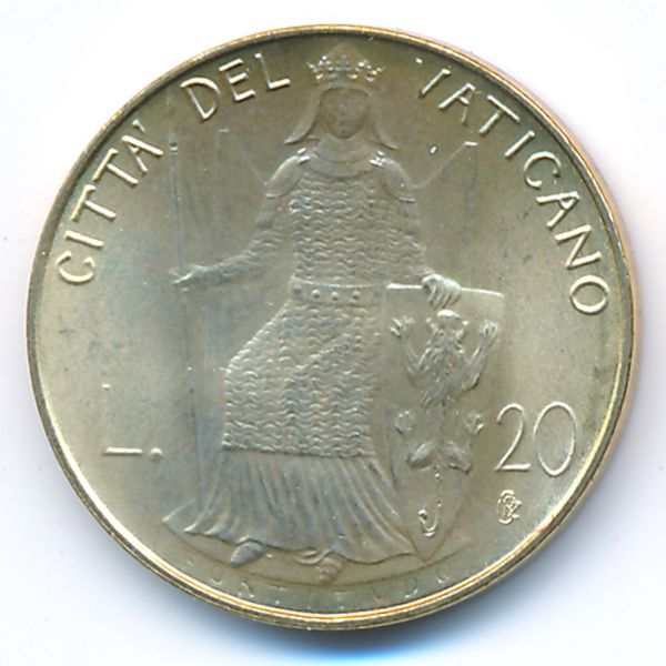 Ватикан, 20 лир (1979 г.)