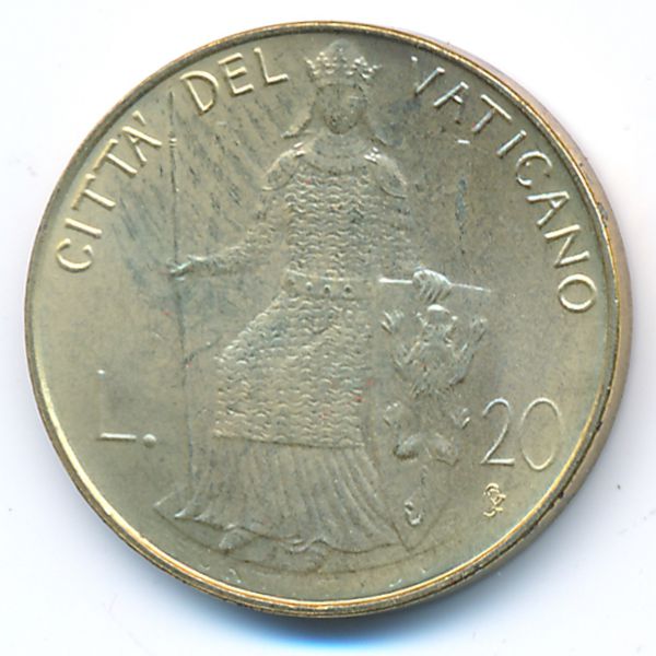 Ватикан, 20 лир (1979 г.)