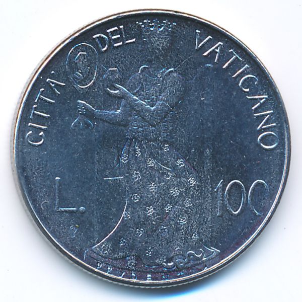 Ватикан, 100 лир (1979 г.)