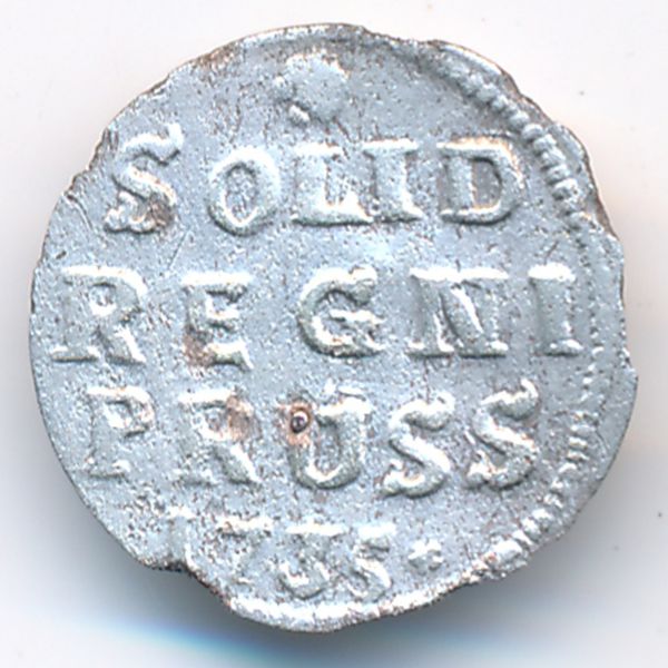 Пруссия, 1 солид (1735 г.)