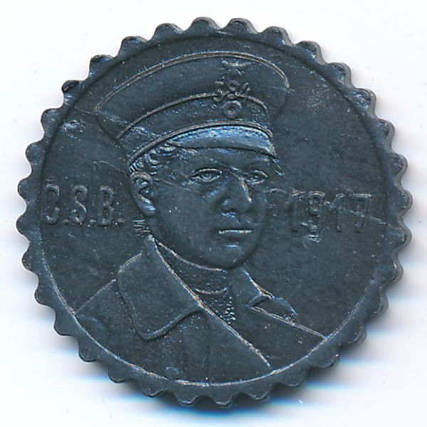 Крефельд., 15 пфеннигов (1917 г.)
