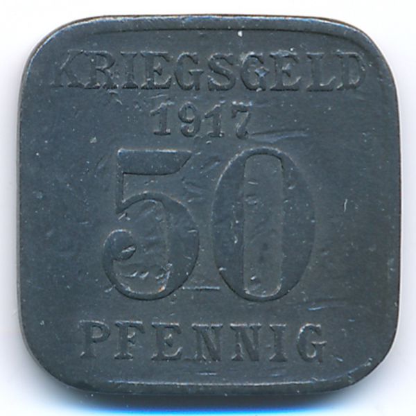 Мюльхайм., 50 пфеннигов (1917 г.)