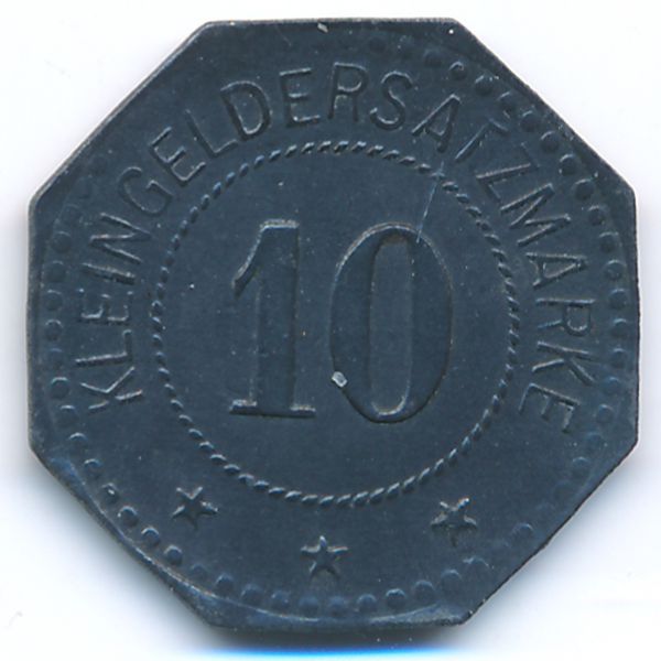 Мюльхайм., 10 пфеннигов