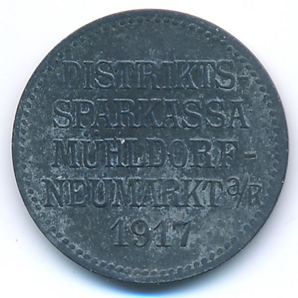 Мюльдорф-Ноймаркт-ан-дер-Ротт., 10 пфеннигов (1917 г.)
