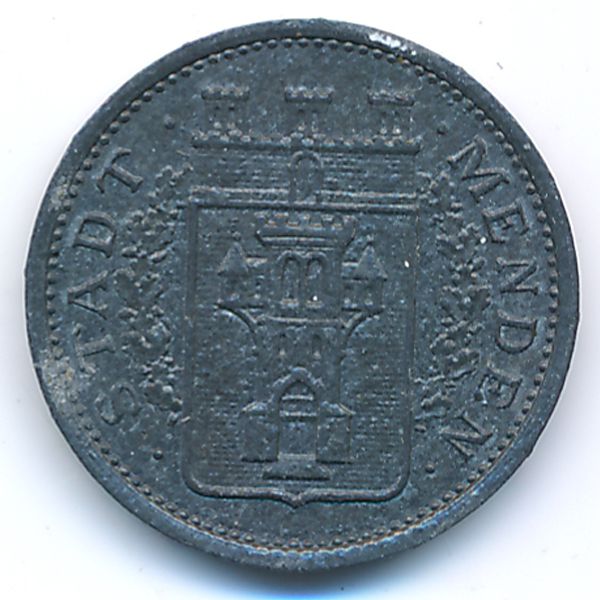 Менден., 5 пфеннигов (1917 г.)