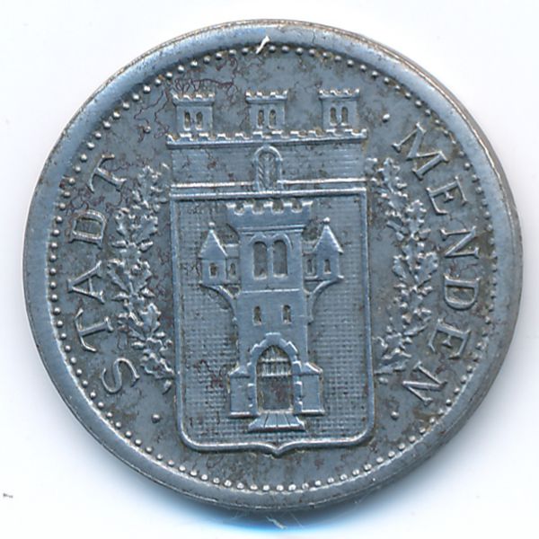 Менден., 50 пфеннигов (1917 г.)