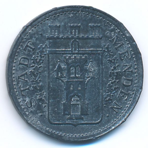 Менден., 50 пфеннигов (1917 г.)