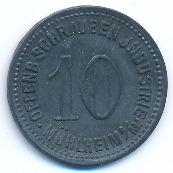 Мюльхайм., 10 пфеннигов