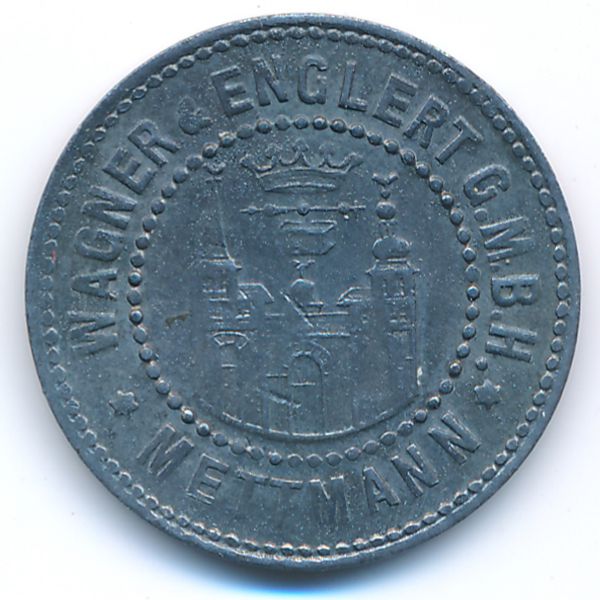 Меттманн., 10 пфеннигов (1918 г.)