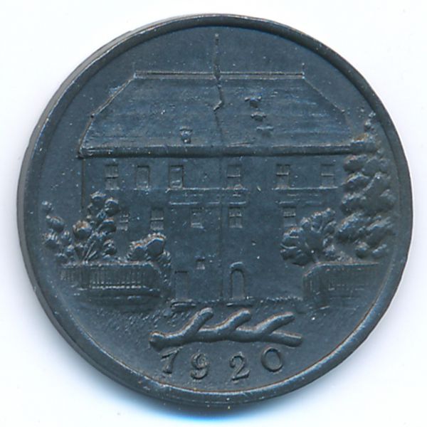Мюнзинген., 10 пфеннигов (1920 г.)