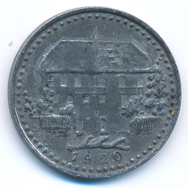 Мюнзинген., 50 пфеннигов (1920 г.)