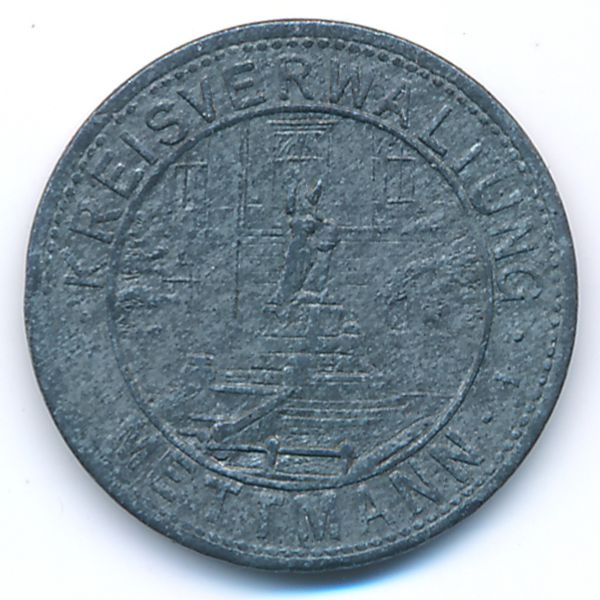 Меттманн., 10 пфеннигов (1917 г.)