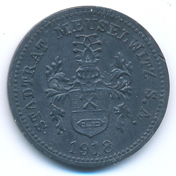 Мойзельвиц., 10 пфеннигов (1918 г.)