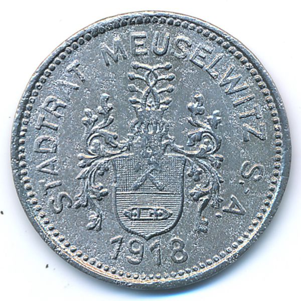 Мойзельвиц., 50 пфеннигов (1918 г.)