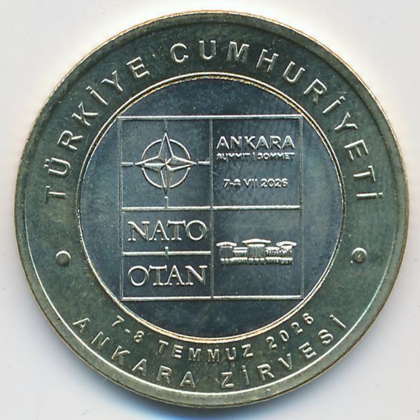 Турция, 5 лир (2026 г.)
