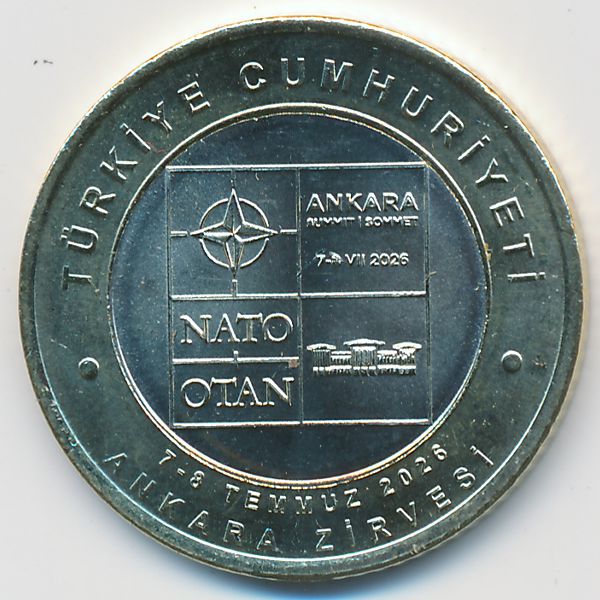 Турция, 5 лир (2026 г.)