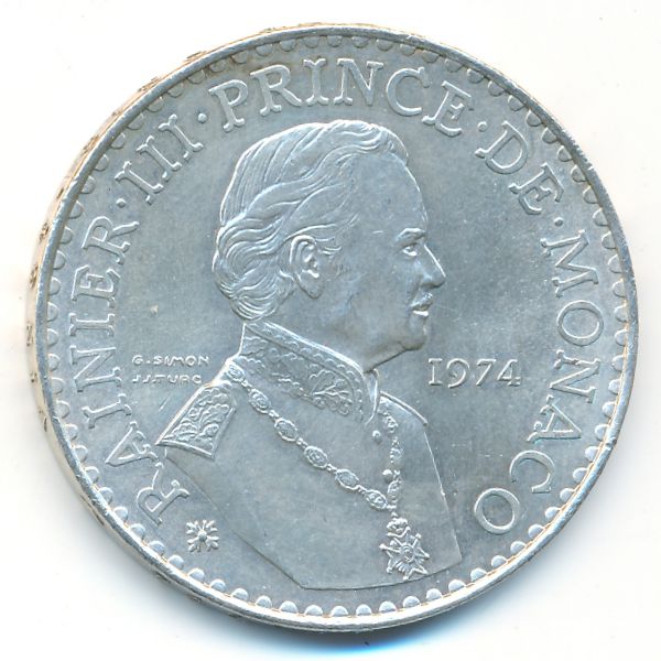 Монако, 50 франков (1974 г.)