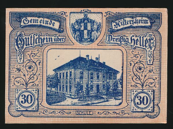 Нотгельды Австрии, 30 геллеров (1920 г.)