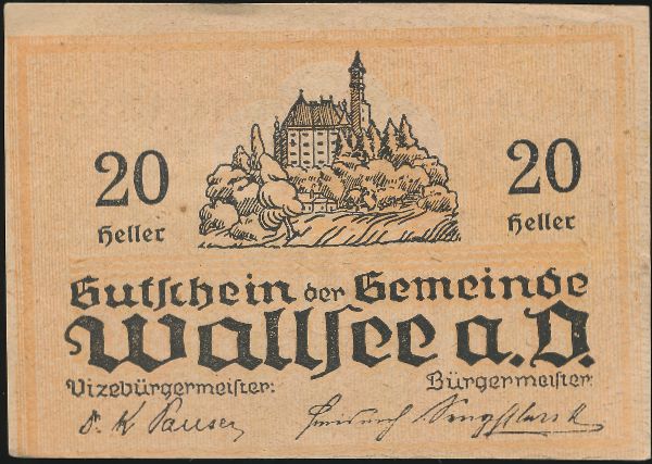 Нотгельды Австрии, 20 геллеров (1920 г.)
