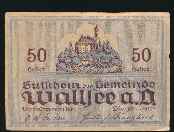 Нотгельды Австрии, 50 геллеров (1920 г.)