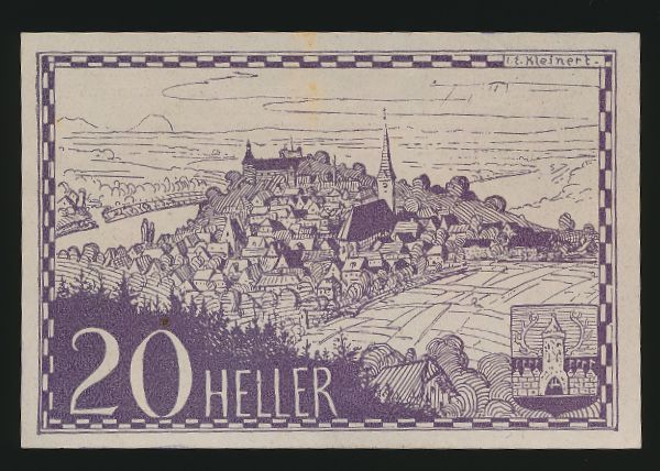 Нотгельды Австрии, 20 геллеров (1920 г.)