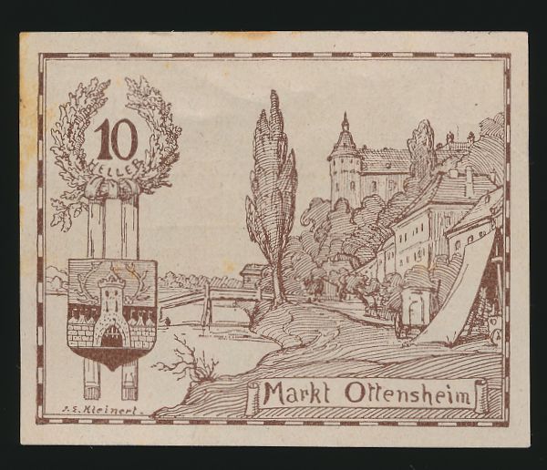 Нотгельды Австрии, 10 геллеров (1920 г.)