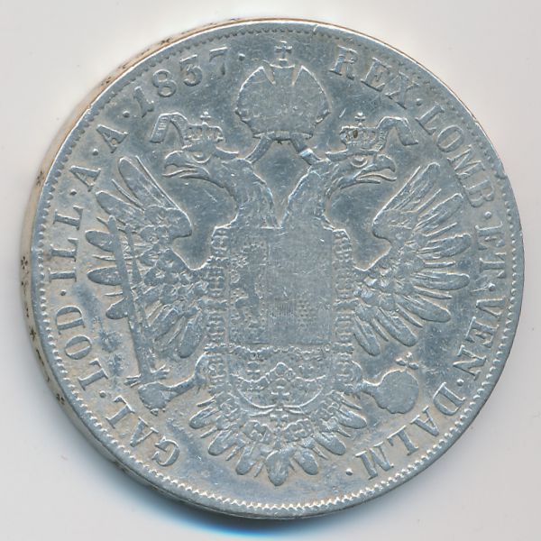 Ломбардия-Венеция, 1 талер (1837 г.)