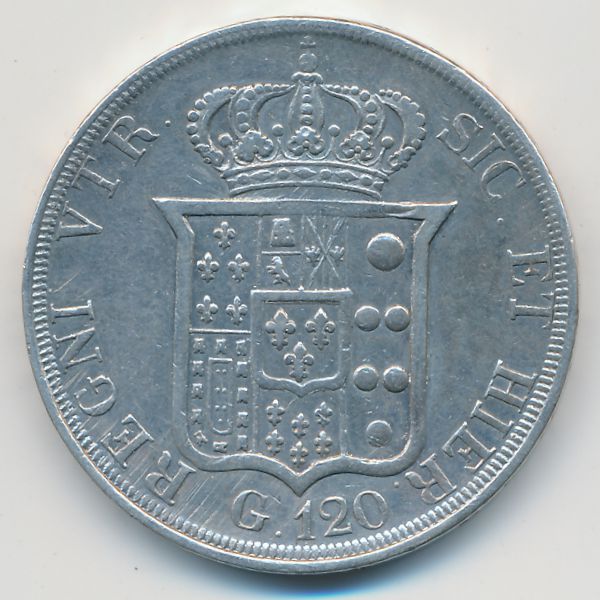 Неаполь и Сицилия, 120 гран (1836 г.)
