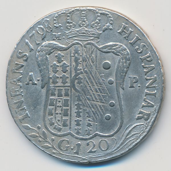 Неаполь, 120 гран (1798 г.)