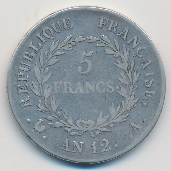 Франция, 5 франков (1803 г.)
