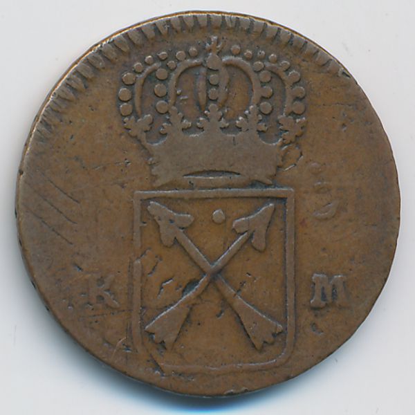 Швеция, 1 эре (1719 г.)