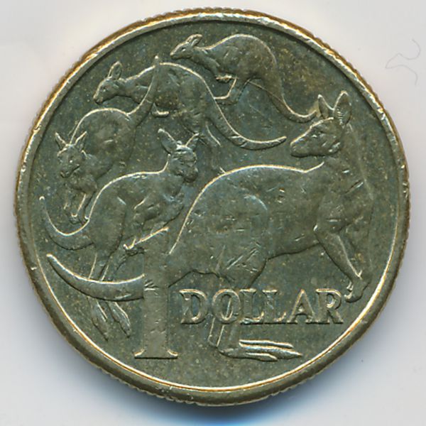 Австралия, 1 доллар (2015 г.)