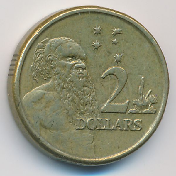 Австралия, 2 доллара (2008 г.)