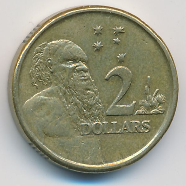 Австралия, 2 доллара (2008 г.)