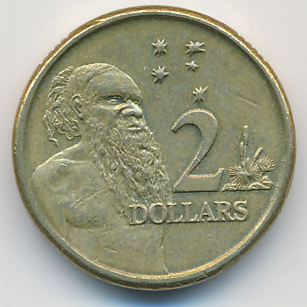 Австралия, 2 доллара (2010 г.)
