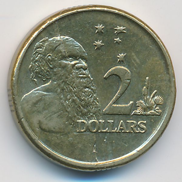Австралия, 2 доллара (2010 г.)