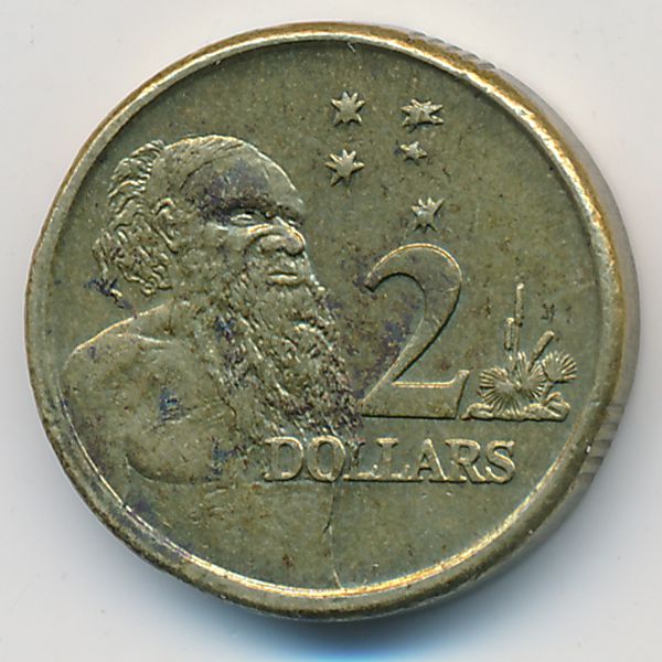 Австралия, 2 доллара (2013 г.)