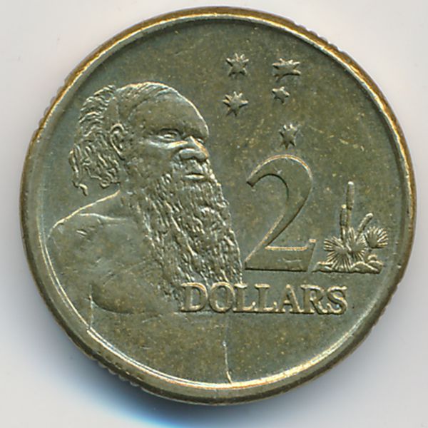 Австралия, 2 доллара (2013 г.)