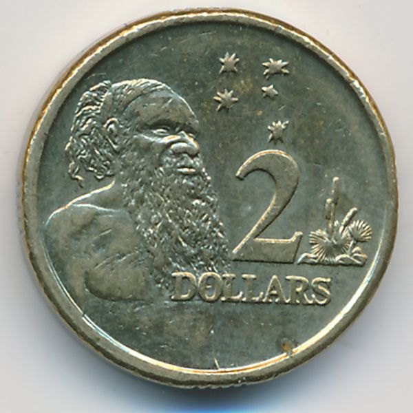 Австралия, 2 доллара (2016 г.)