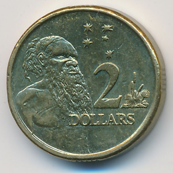 Австралия, 2 доллара (2013 г.)