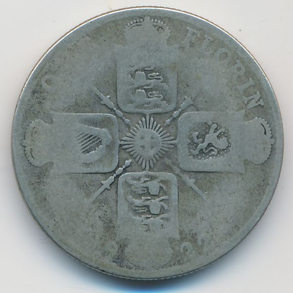 Великобритания, 1 флорин (1922 г.)