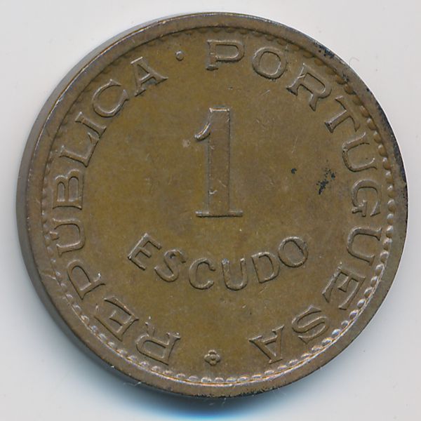 Тимор, 1 эскудо (1970 г.)