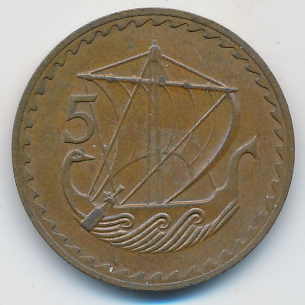 Кипр, 5 мил (1978 г.)