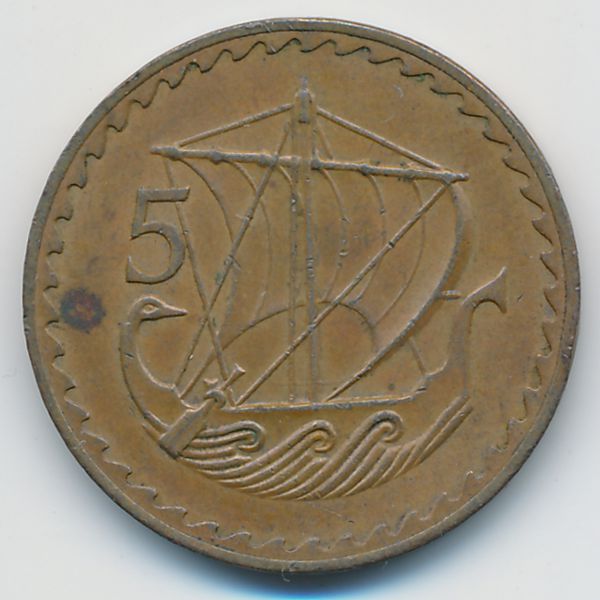 Кипр, 5 мил (1978 г.)