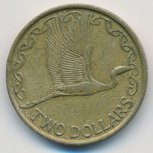 Новая Зеландия, 2 доллара (1991 г.)