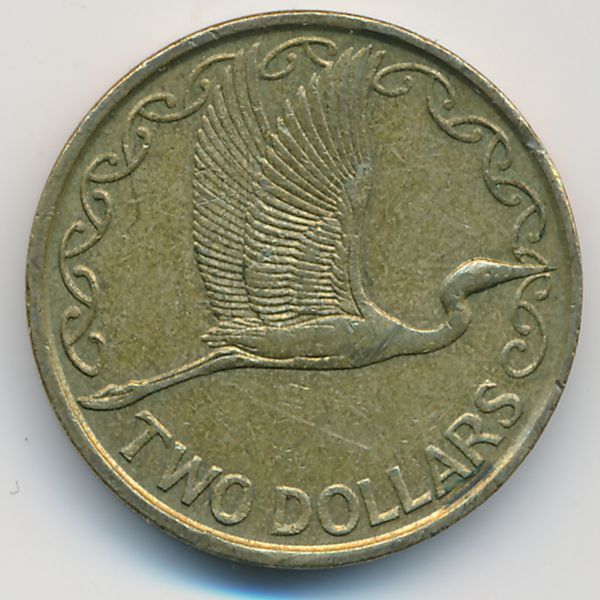 Новая Зеландия, 2 доллара (1991 г.)