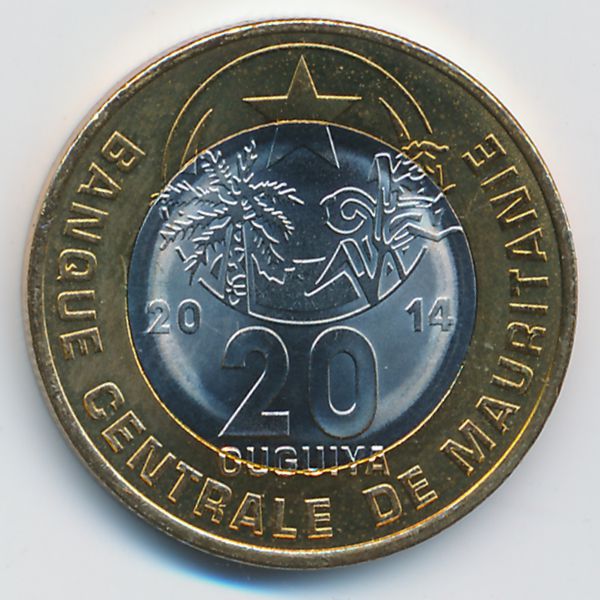 Мавритания, 20 угий (2014 г.)