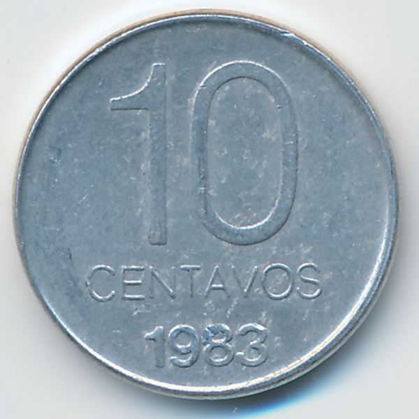 Аргентина, 10 сентаво (1983 г.)
