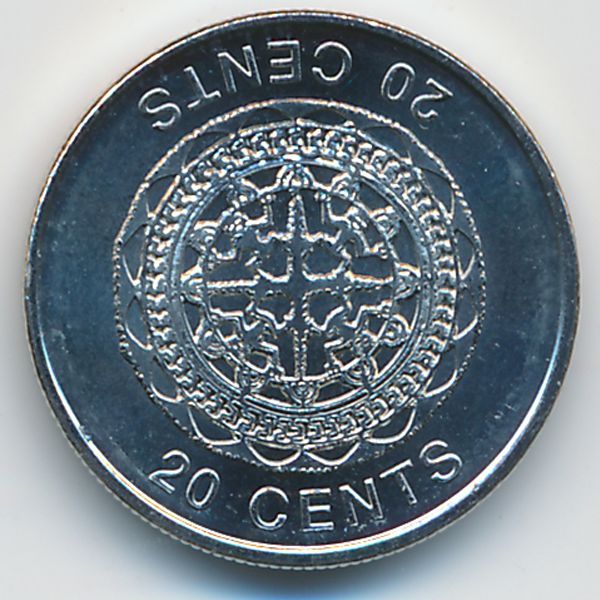 Соломоновы острова, 20 центов (2012 г.)