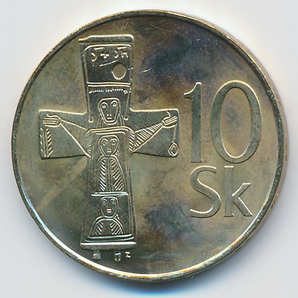 Словакия, 10 крон (2003 г.)